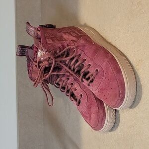 Nike SF Air Force 1 Mid Force Is Female Sneakers Shoes Women’s Size 6.5 Wine